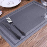 6pcs Rectangular PVC Table placemats