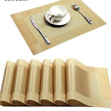 6pcs Rectangular PVC Table placemats