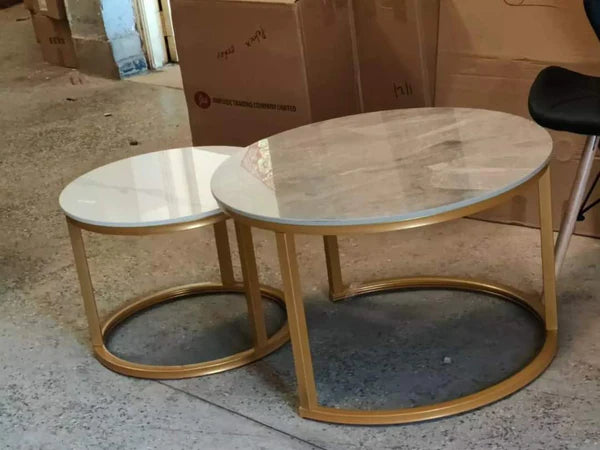 Pure marble Nesting Table