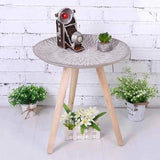 Round Art decorative side stool