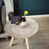 Round Art decorative side stool