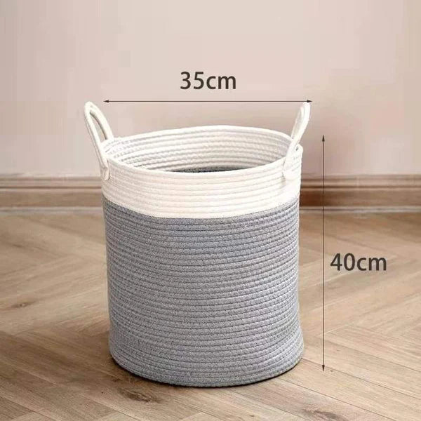 Cotton rope basket