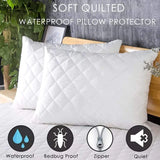 Washable Quilted waterproof pillow protector