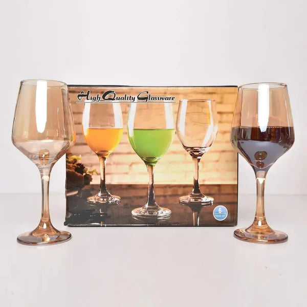 6pcs wine glasses