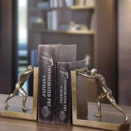 2pcs creative Hercules Bookends Decor