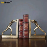 2pcs creative Hercules Bookends Decor