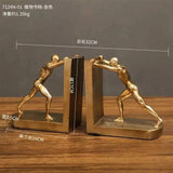 2pcs creative Hercules Bookends Decor