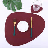 12pcs leather placemats set