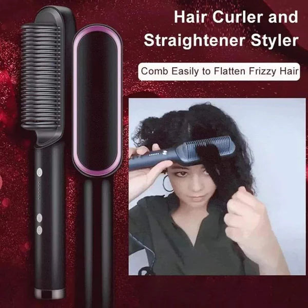 Electric hair straightener/curling tool