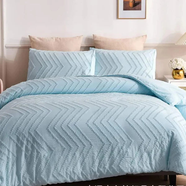 Tufted Wave Duvet cover set 3pc