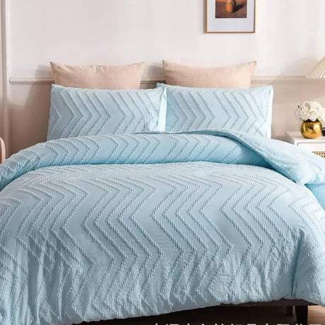 Tufted Wave Duvet cover set 3pc