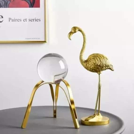 Decor Gold flamingo & Arc