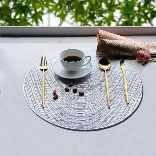 6pcs Non Woven PVC Table Mats