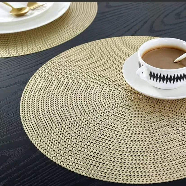 6pcs Non Woven PVC Table Mats