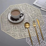 6pcs Non Woven PVC Table Mats