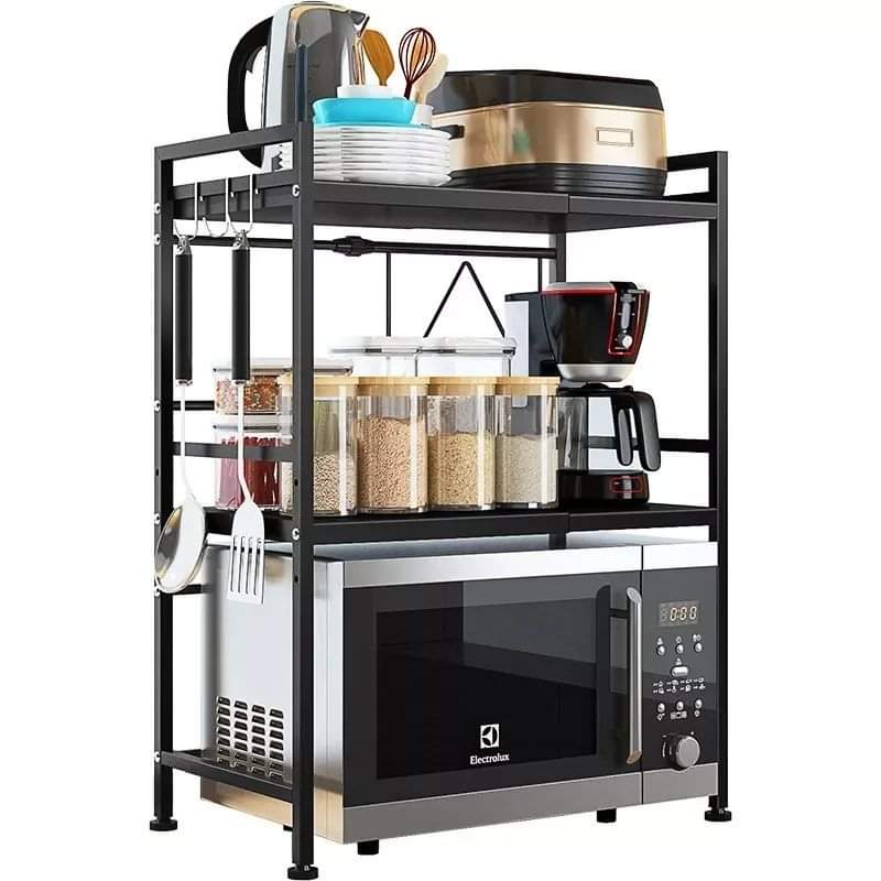 Double layered microwave stand