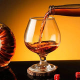 6 cognac glasses