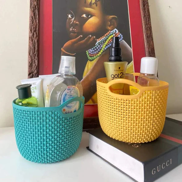 Multifunctional storage baskets