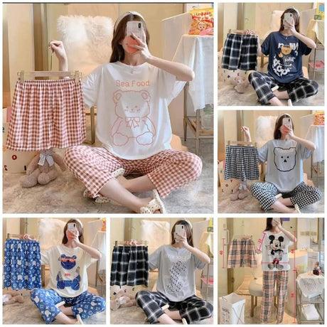 3 in1 PAJAMA SET Free Size