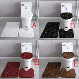 3pcs Toilet Mats Set