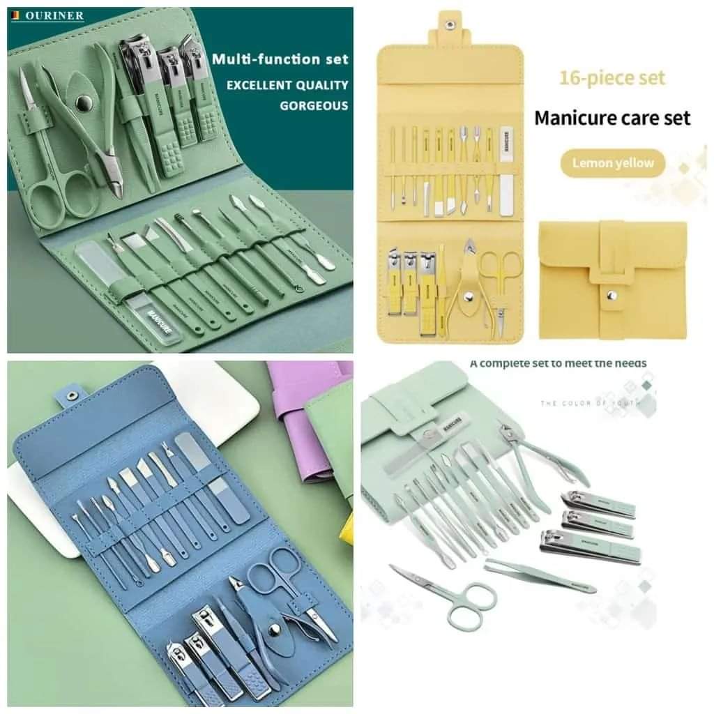 16 pieces nail care tool kit