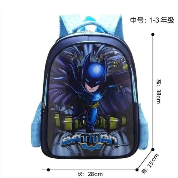 Cartoon themed school bags