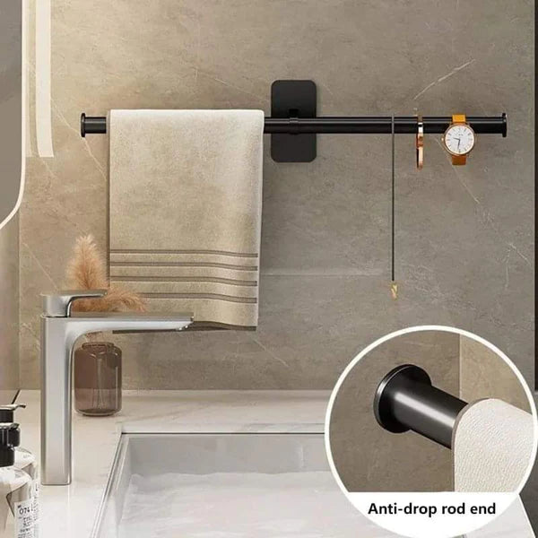 Bathroom towel hanger