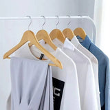 Wooden clothes hangers 10pcs