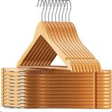 Wooden clothes hangers 10pcs