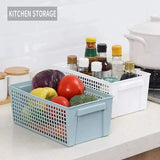 3pcs White Plastic Storage basket