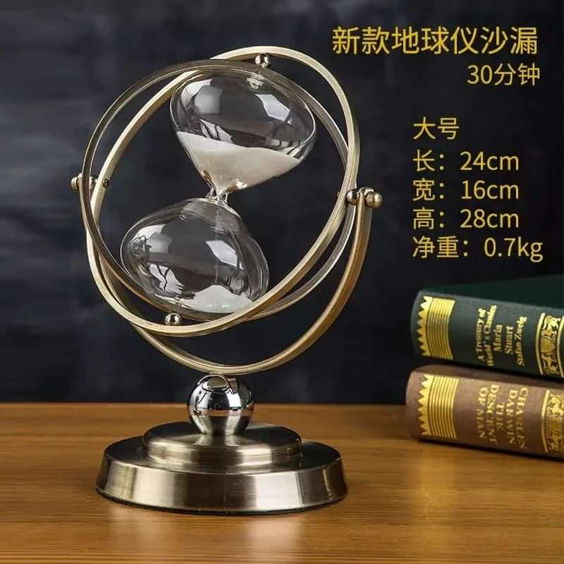 Home/Office Decor Metal Hourglass Sandtimer