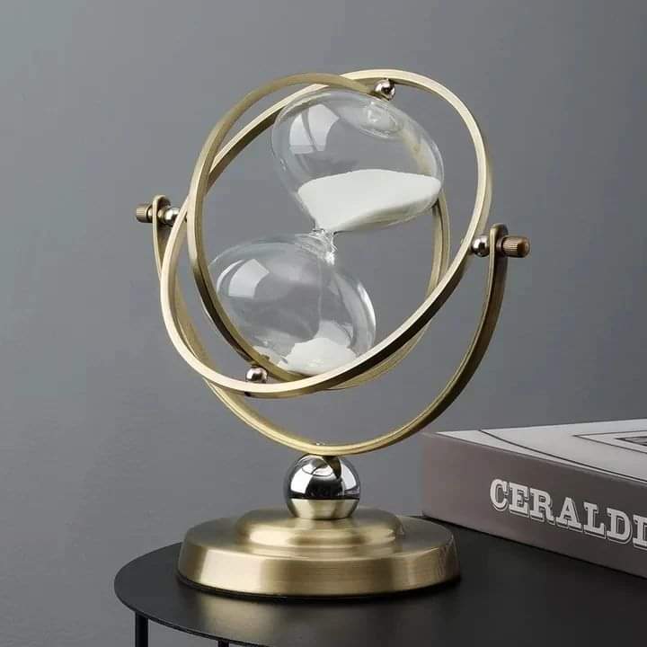 Home/Office Decor Metal Hourglass Sandtimer