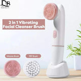 2 in 1 Facial cleaning brush