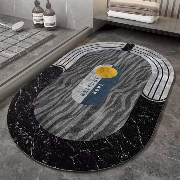 Antislip absorbent mat