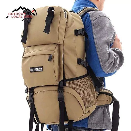 Camping hiking stylish travelling backpack.