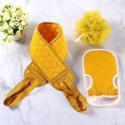 3pcs set exfoliating body scrubber