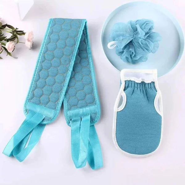 3pcs set exfoliating body scrubber