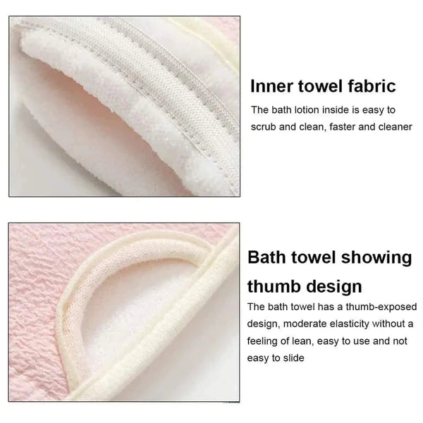 3pcs set exfoliating body scrubber