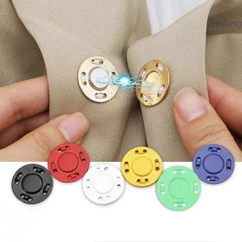 2pairs Invisible magnetic coat buttons