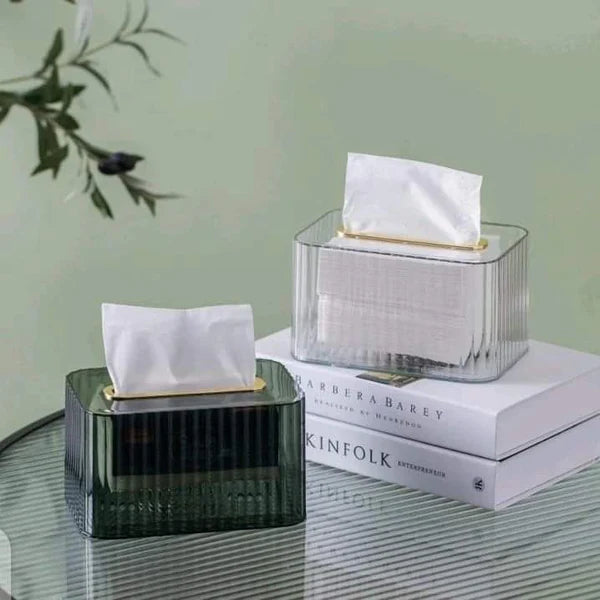 Metallic Napkins/Serviette holder   🔶 Color: Black and white