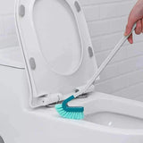 Wall-mounted v-shaped detachable toilet brush