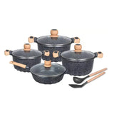 High Quality marble coated nonstick cookware set