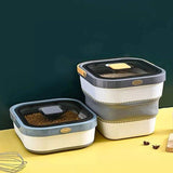 Collapsible 18 litres rice storage bucket