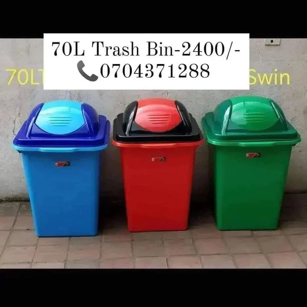 Assorted Trash Bins