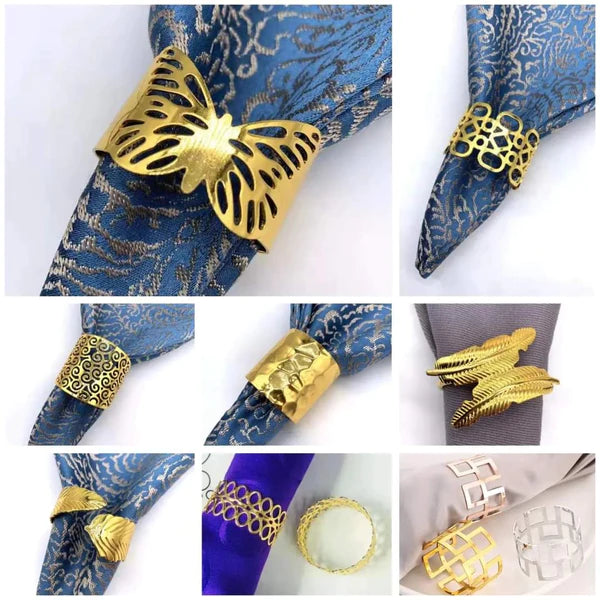 6pcs Napkin Rings