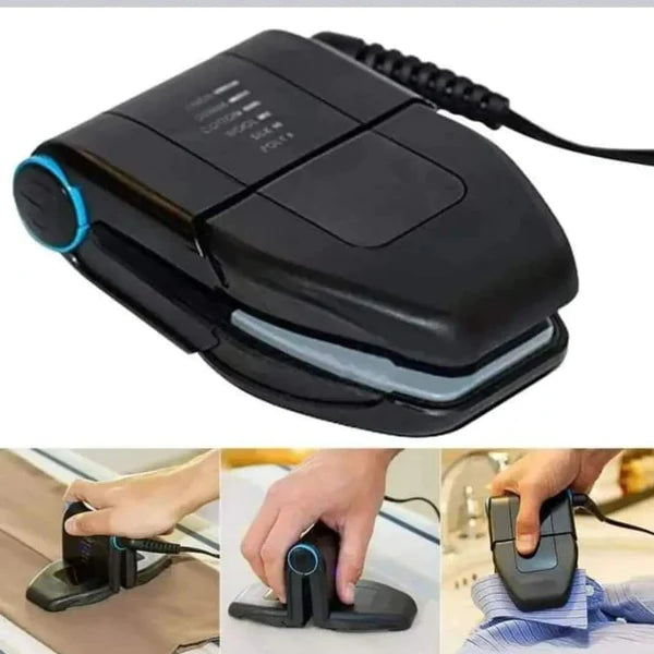 Portable foldable travel iron