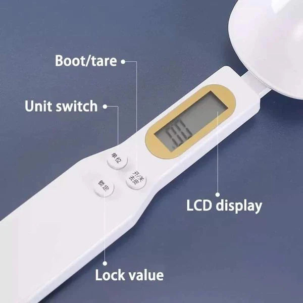 Electric digital measuring spoon