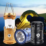 Outdoor camping lantern solar power