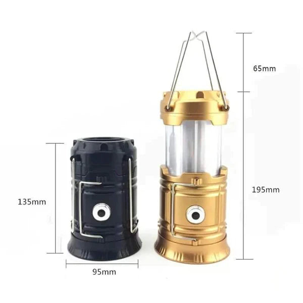 Outdoor camping lantern solar power