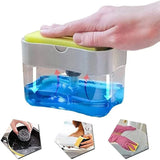 380ml Kitchen Soap Pump with a Sponge Caddy